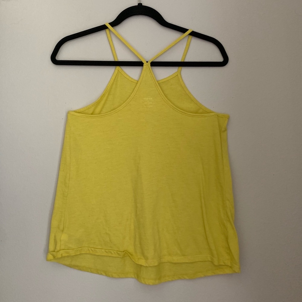 Yellow Racerback Tank - Picture 2 of 2